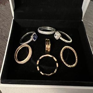 Pandora rings (set of 8)